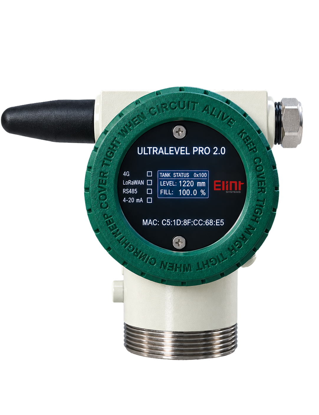 UltraLevel Pro 2.0 low-power radar level sensor for industrial IoT liquid level measurement